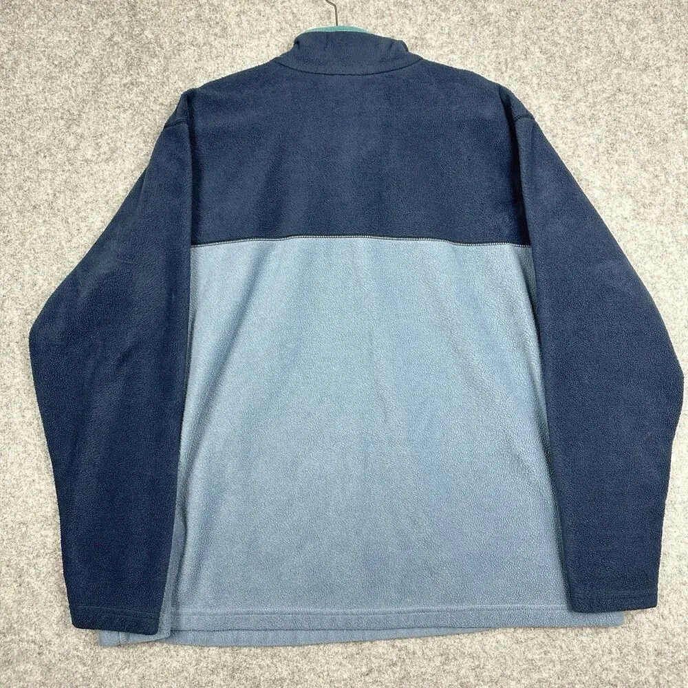Columbia Steens Mountain Half Snap Fleece Pullover Mens XXL Navy Blue Outdoor